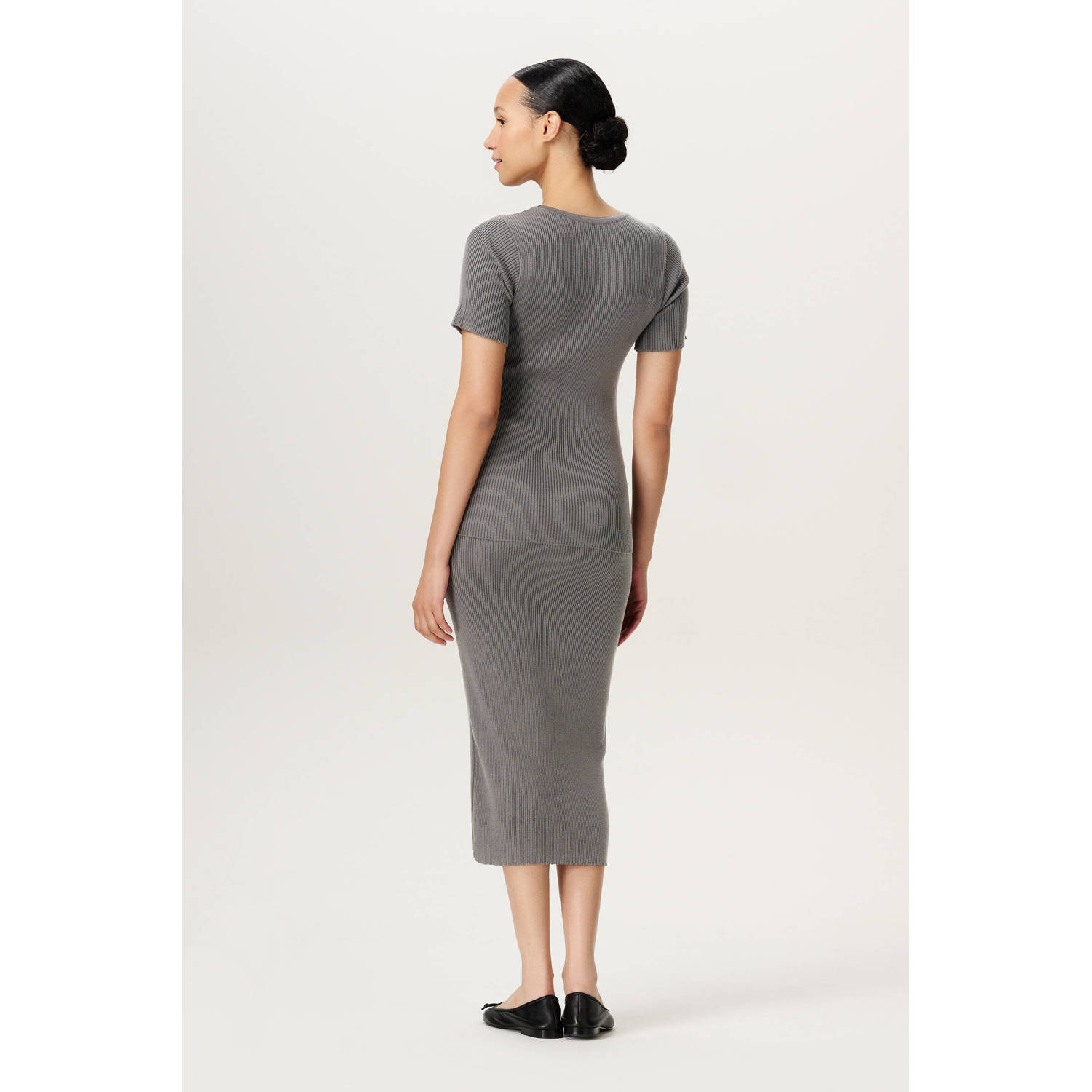 Noppies maternity zwangerschaps T-shirt grijs