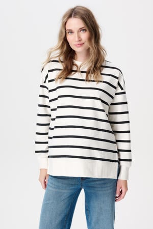 zwangerschaps- en voedings sweater ecru