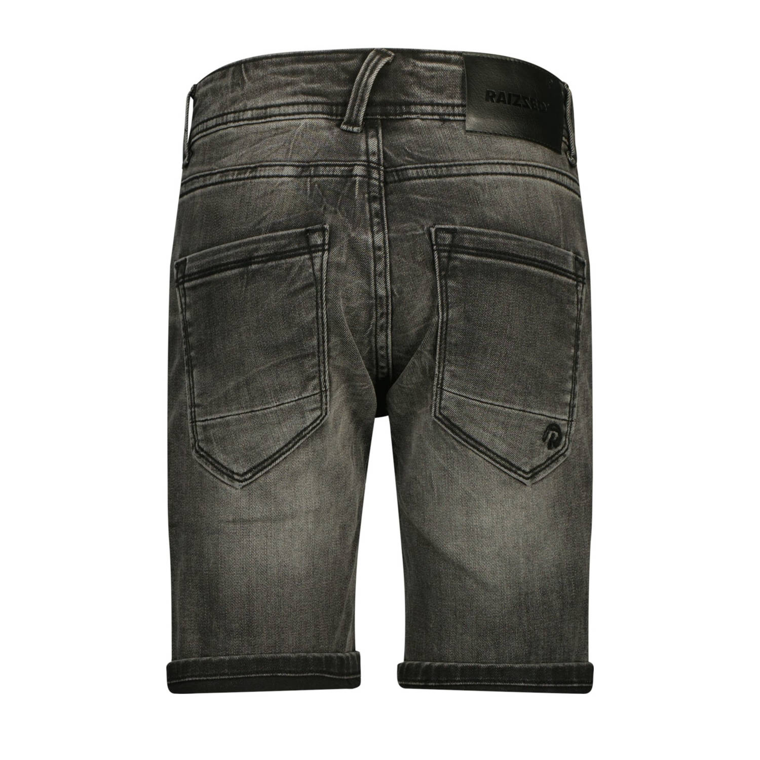 Raizzed regular denim short black denim