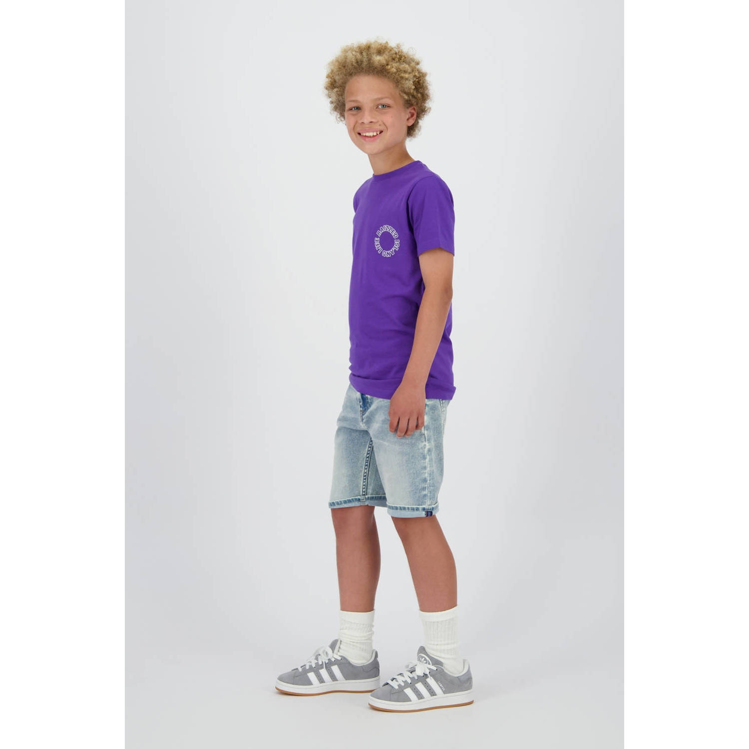 Raizzed regular fit denim bermuda light blue stone