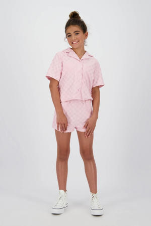 loose casual short lichtroze