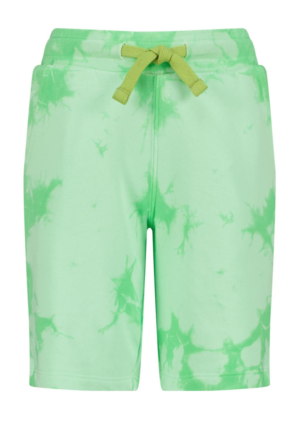 Groene jongens Raizzed regular sweatshort met elastische tailleband met koord en effen