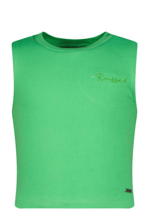 mouwloze top groen