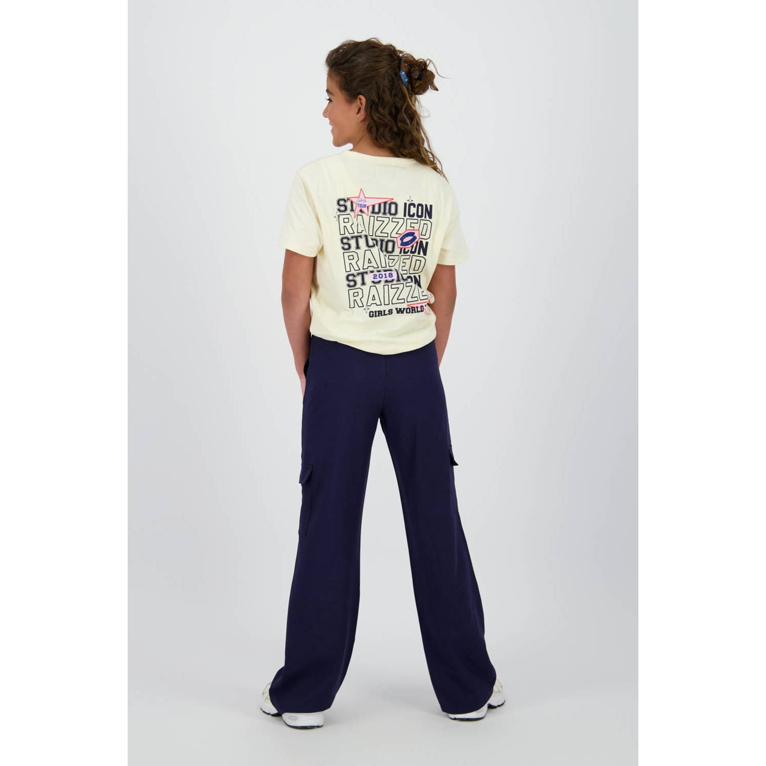 Raizzed T-shirt lichtgeel