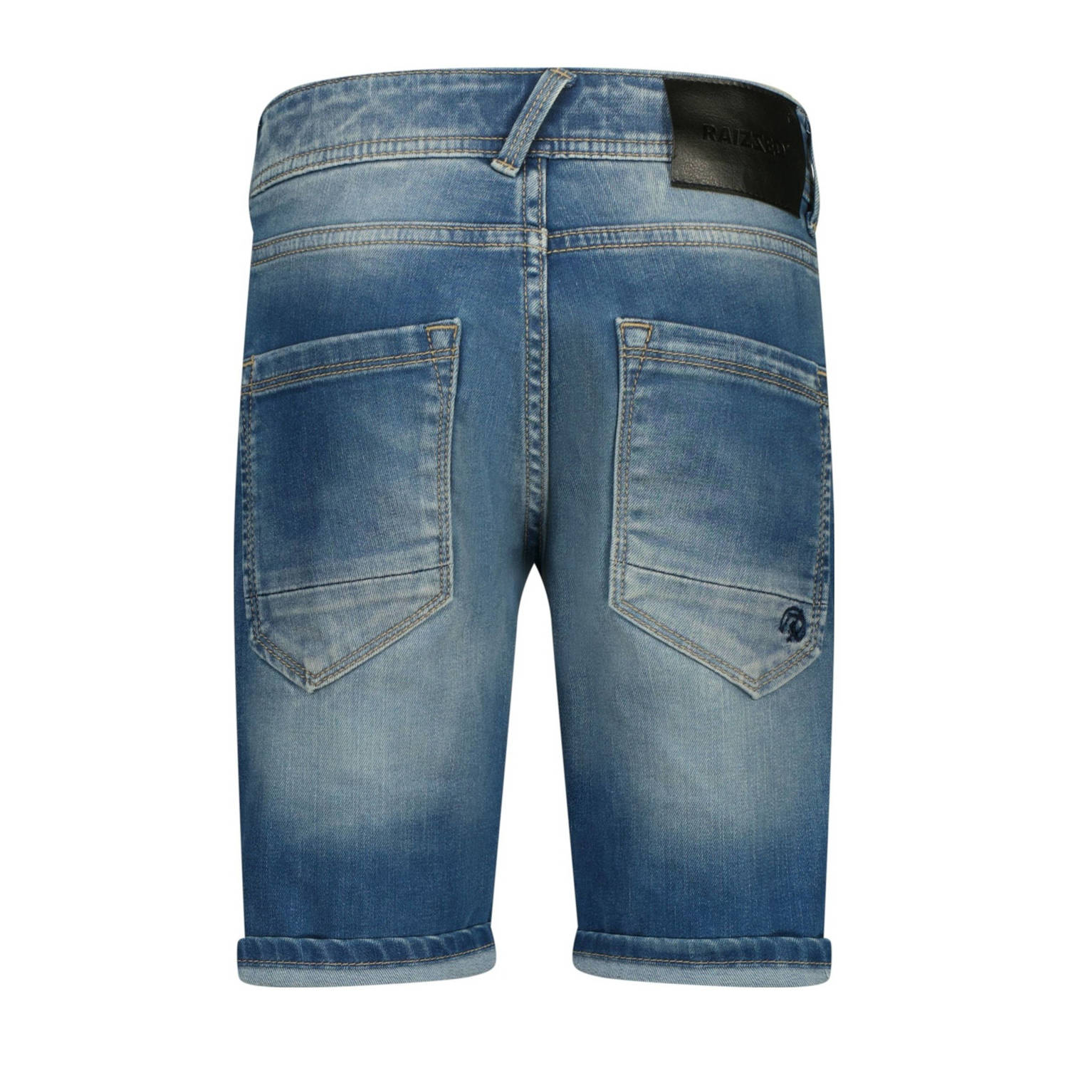 Raizzed regular fit denim bermuda mid blue stone