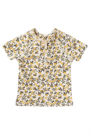 UV T-shirt lemons ecru/geel/groen