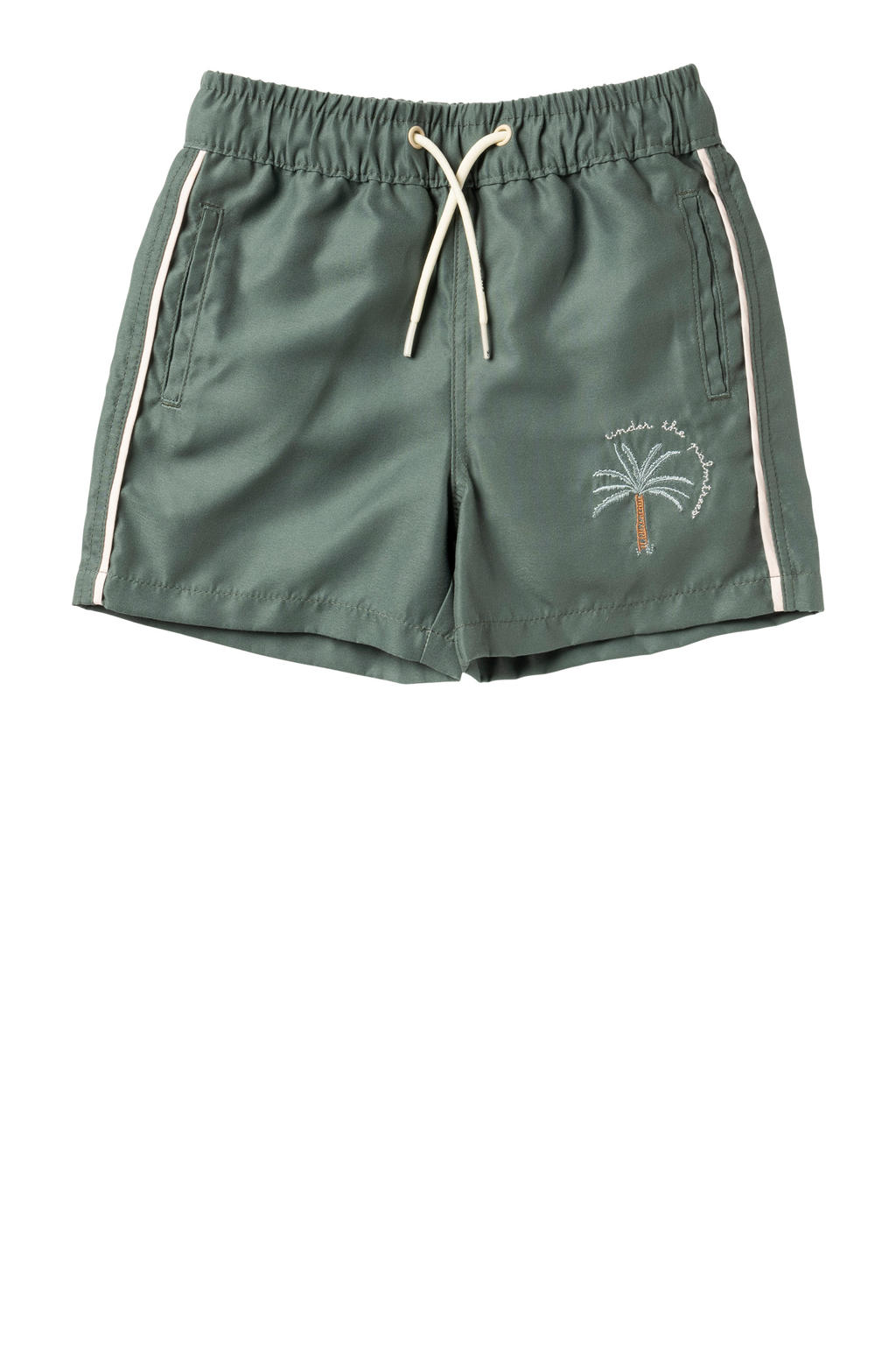Salted Stories zwemshort Solid  groen
