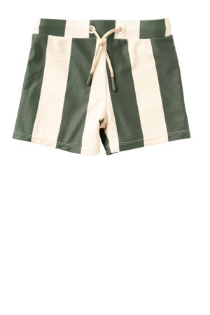 zwemboxer groen/wit