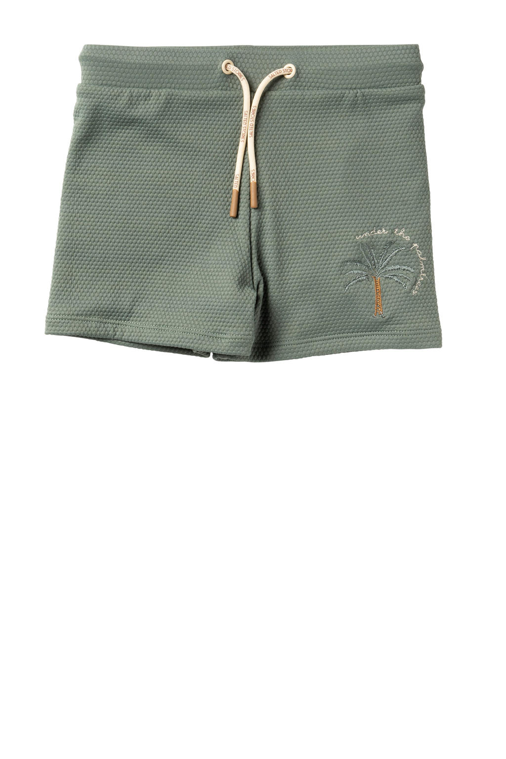 Salted Stories zwemboxer Solid  groen