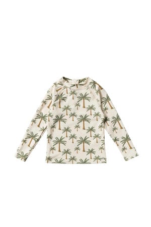 UV-shirt Crown Tree ecru/groen