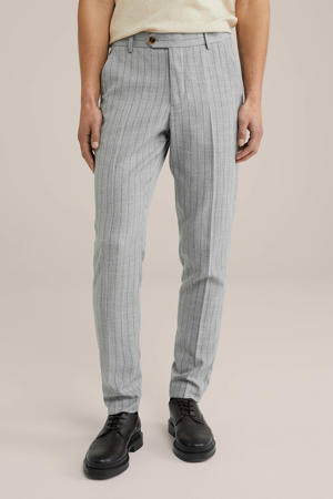 slim pantalon grijs
