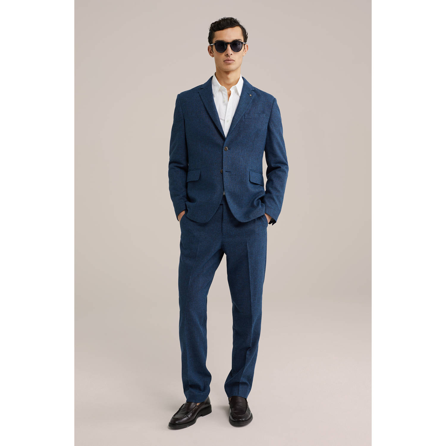 WE Fashion colbert donkerblauw