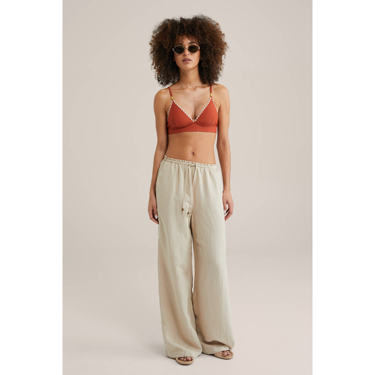 WE Fashion bikinibroekje rood