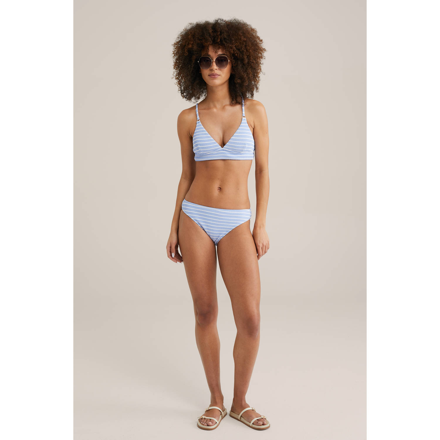 WE Fashion bikinibroekje lichtblauw