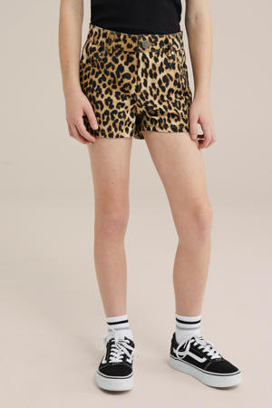 slim denim short multi
