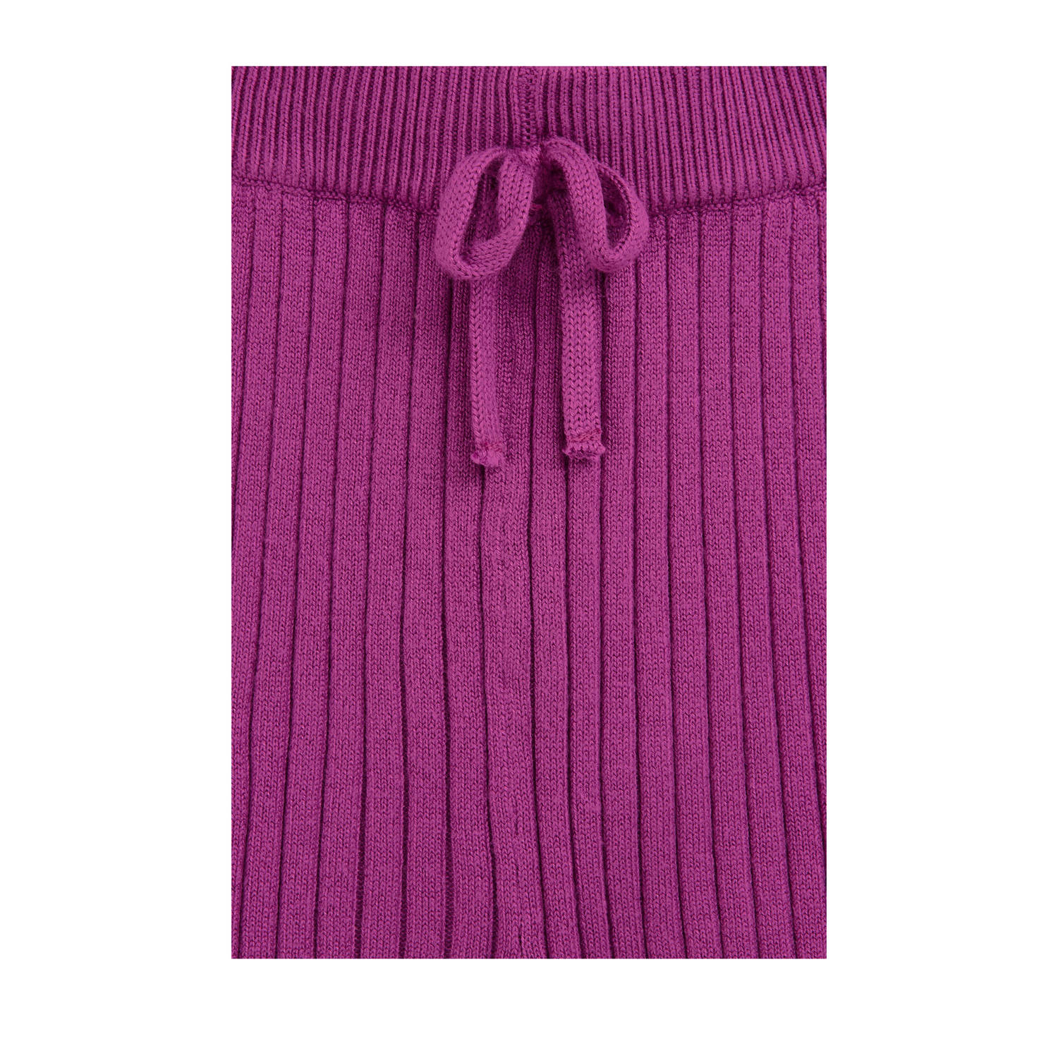 WE Fashion straight casual short paars
