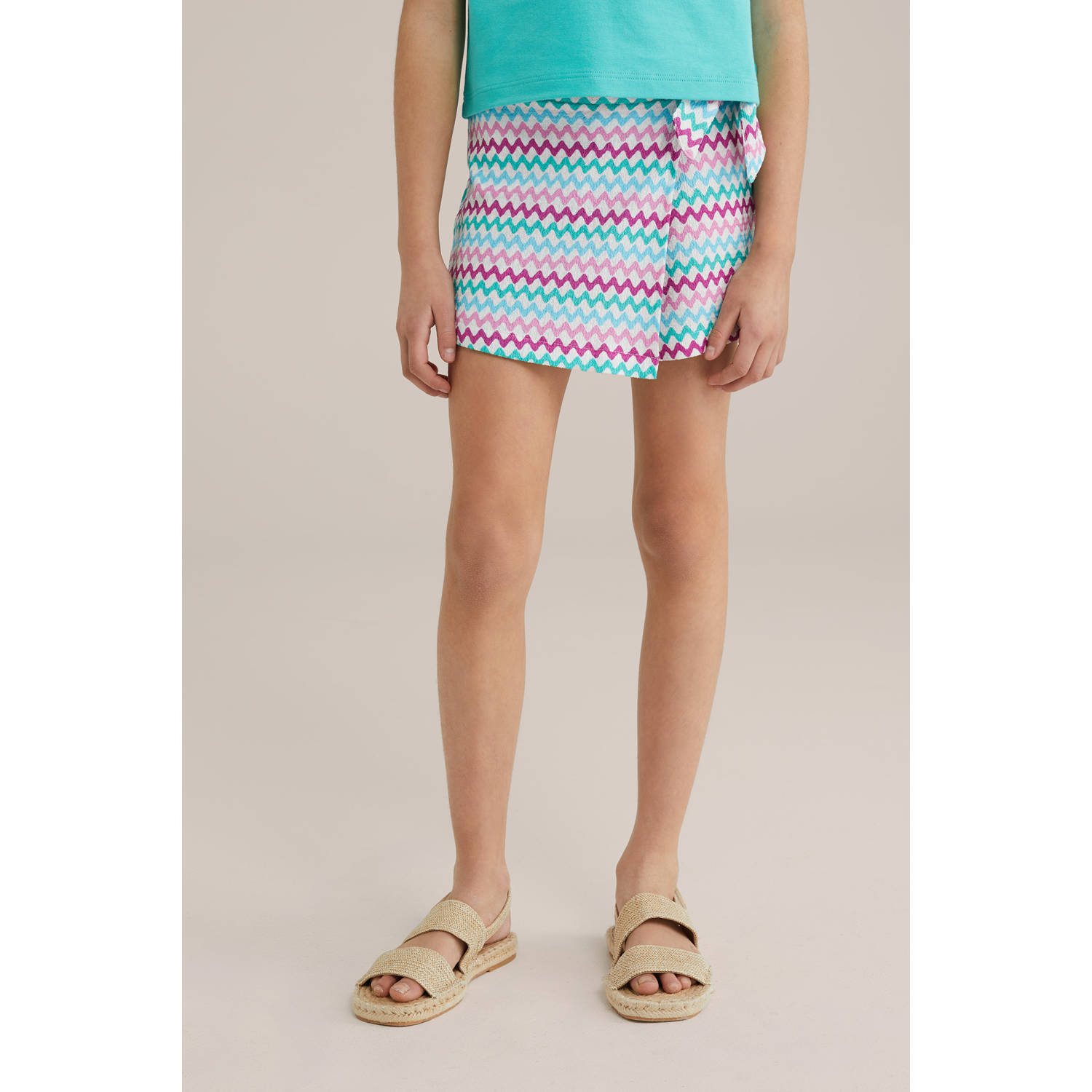WE Fashion skort blauw