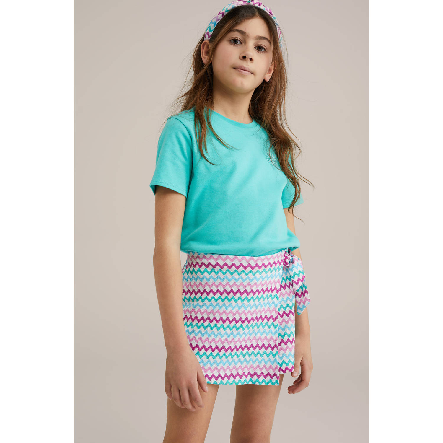 WE Fashion skort blauw