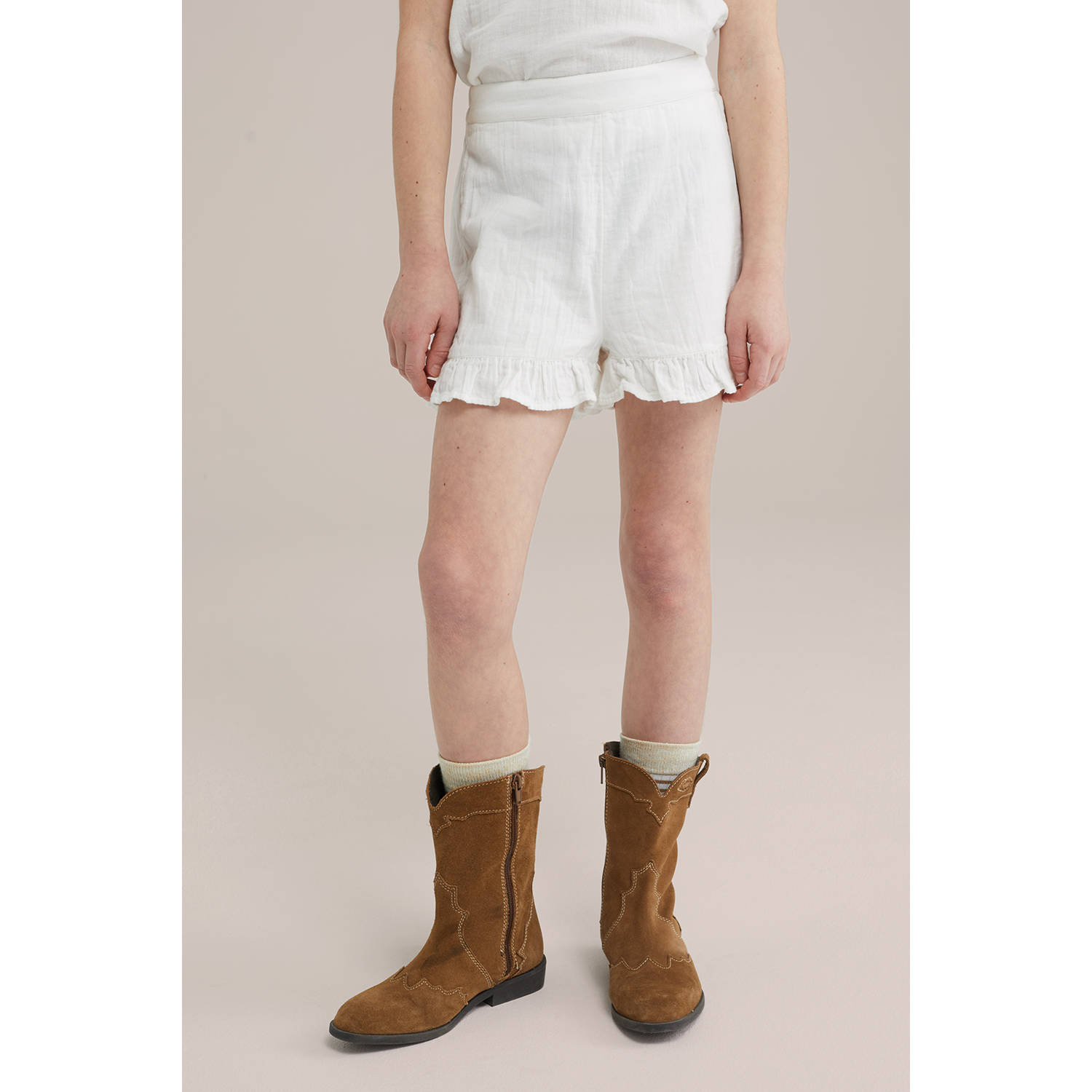WE Fashion straight casual short wit