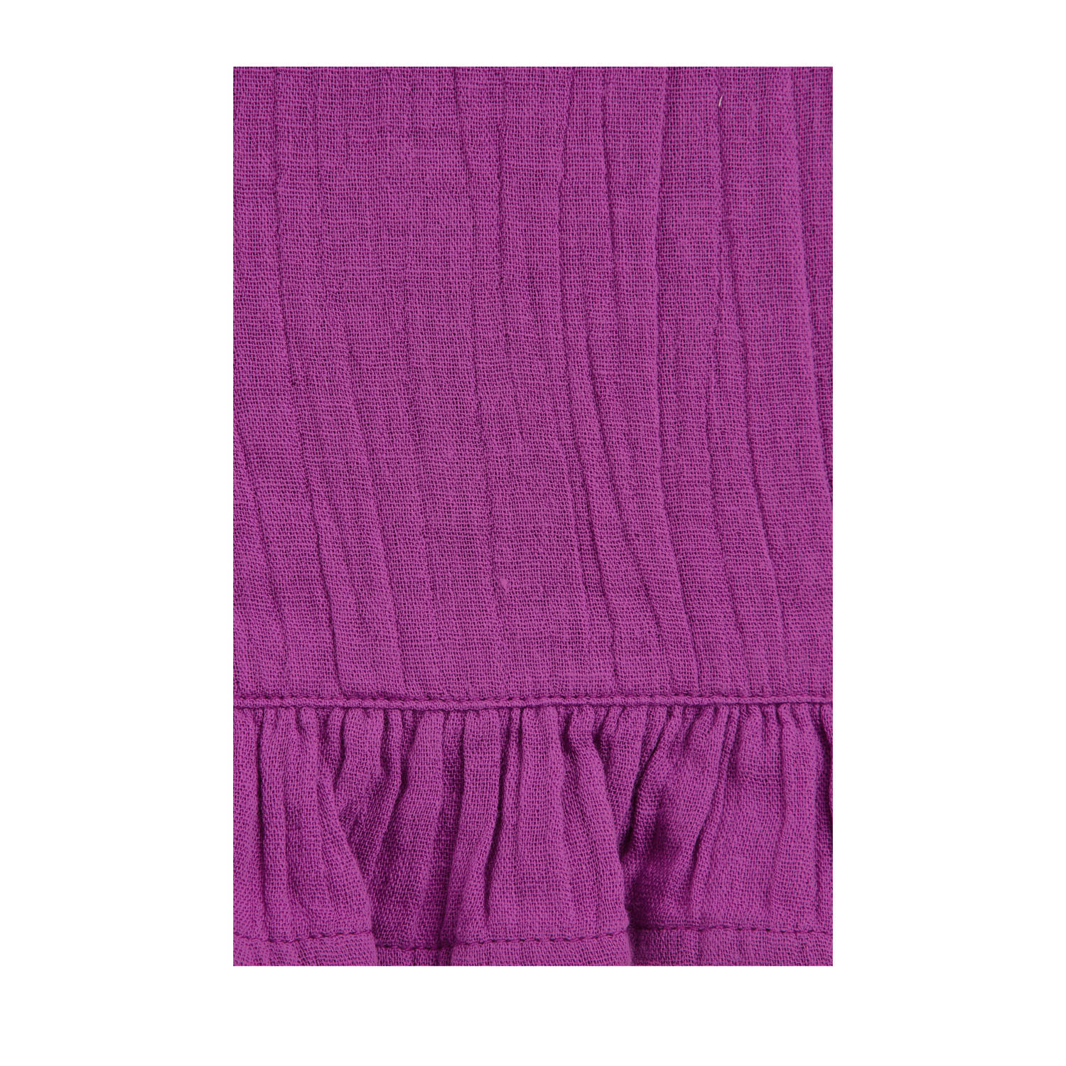 WE Fashion straight casual short paars