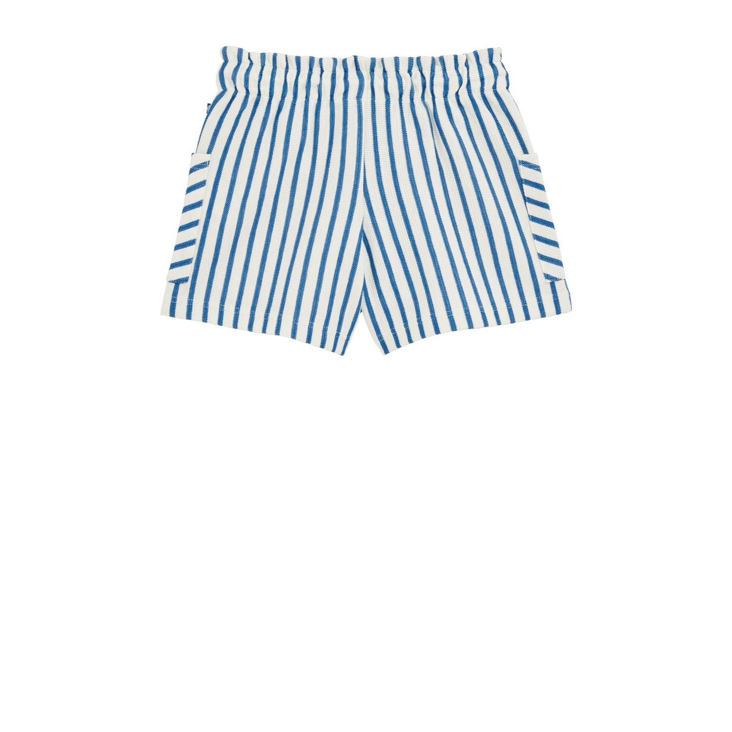 WE Fashion straight casual short blauw