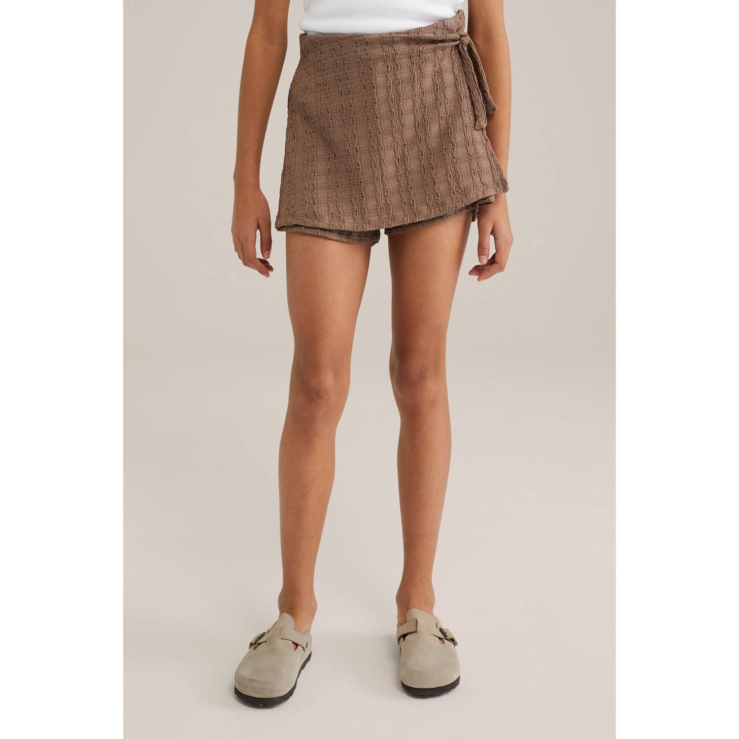 WE Fashion skort bruin