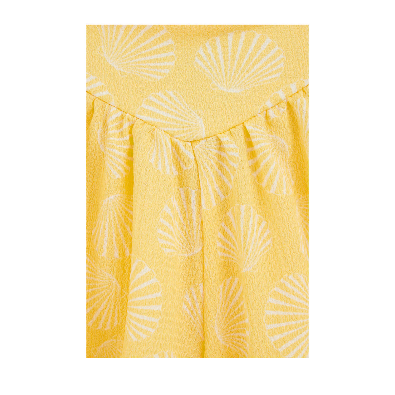 WE Fashion loose casual short lichtgeel