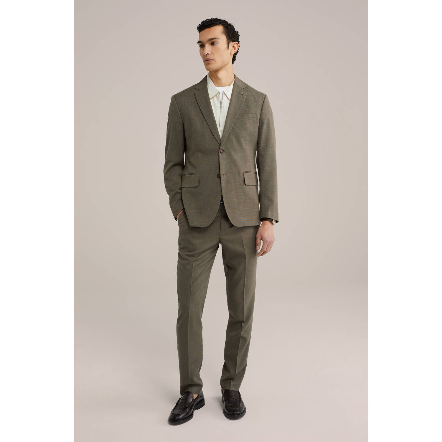 WE Fashion colbert bruin