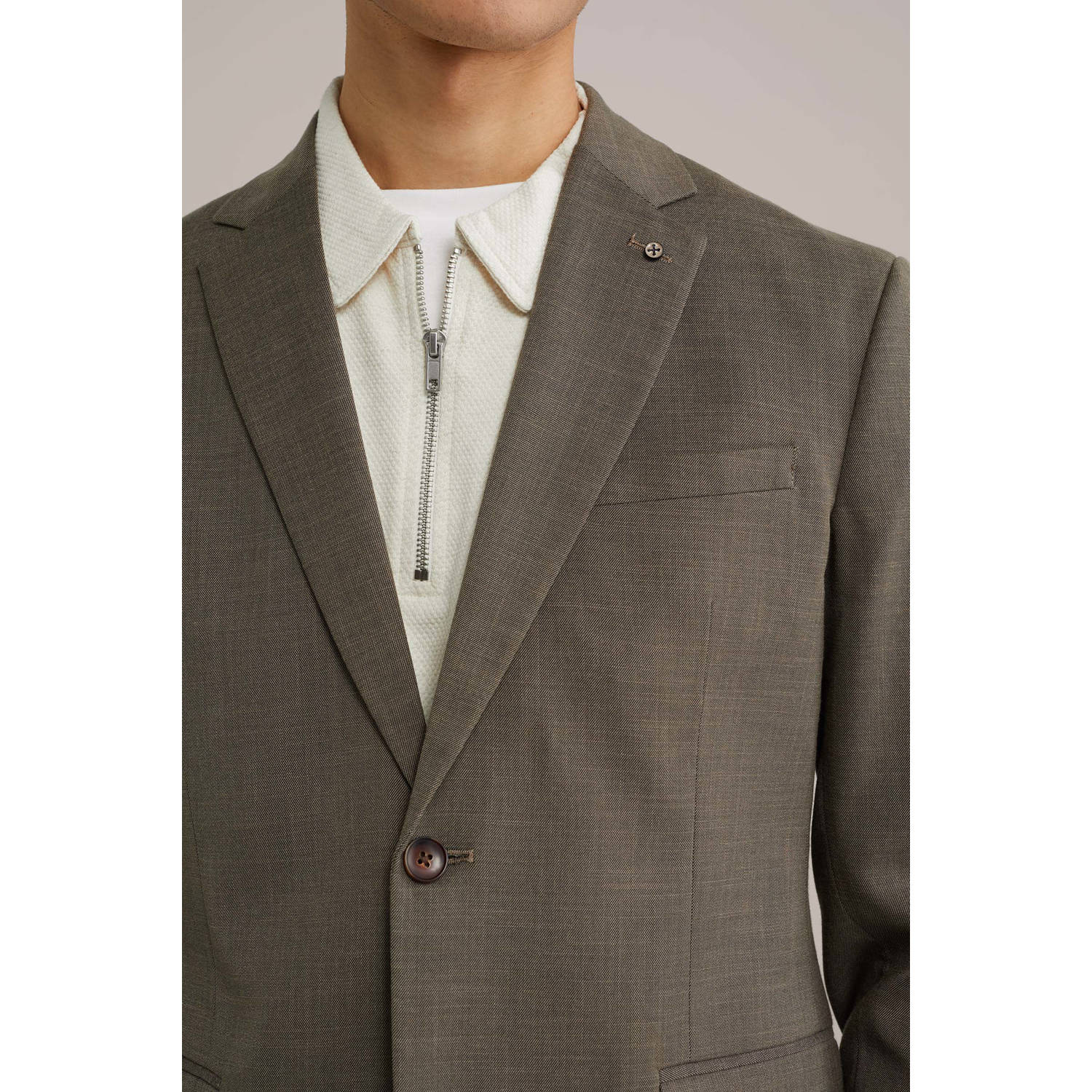 WE Fashion colbert bruin