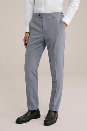 slim pantalon grijsblauw