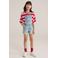 WE Fashion Blue Ridge tuinbroek light blue denim