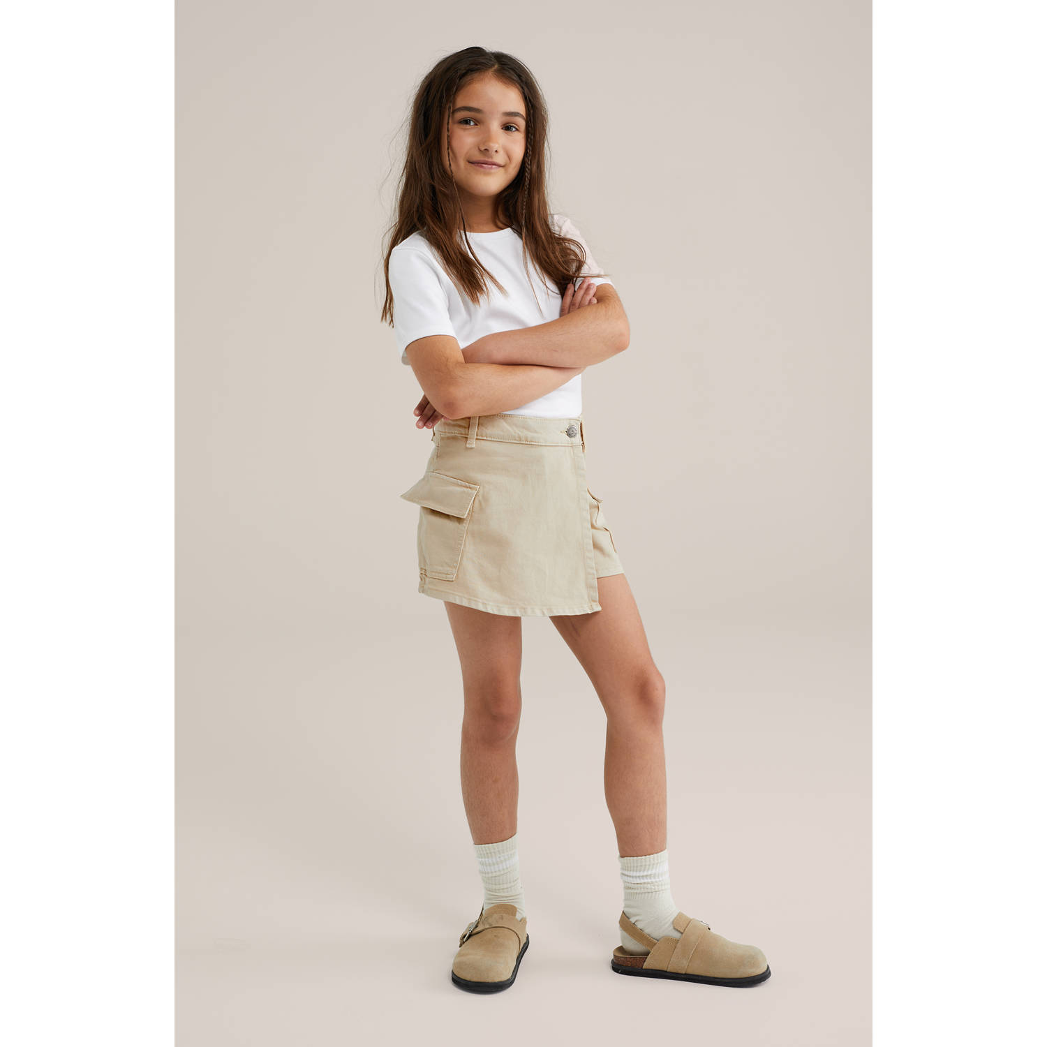WE Fashion Blue Ridge skort beige