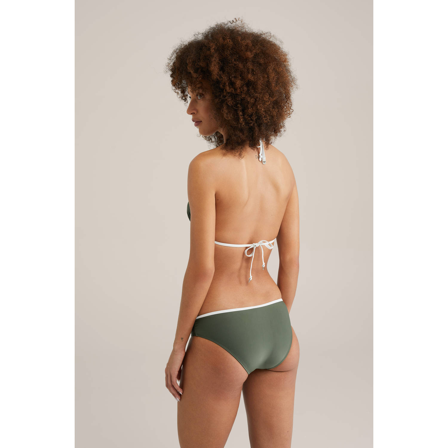 WE Fashion bikinibroekje legergroen