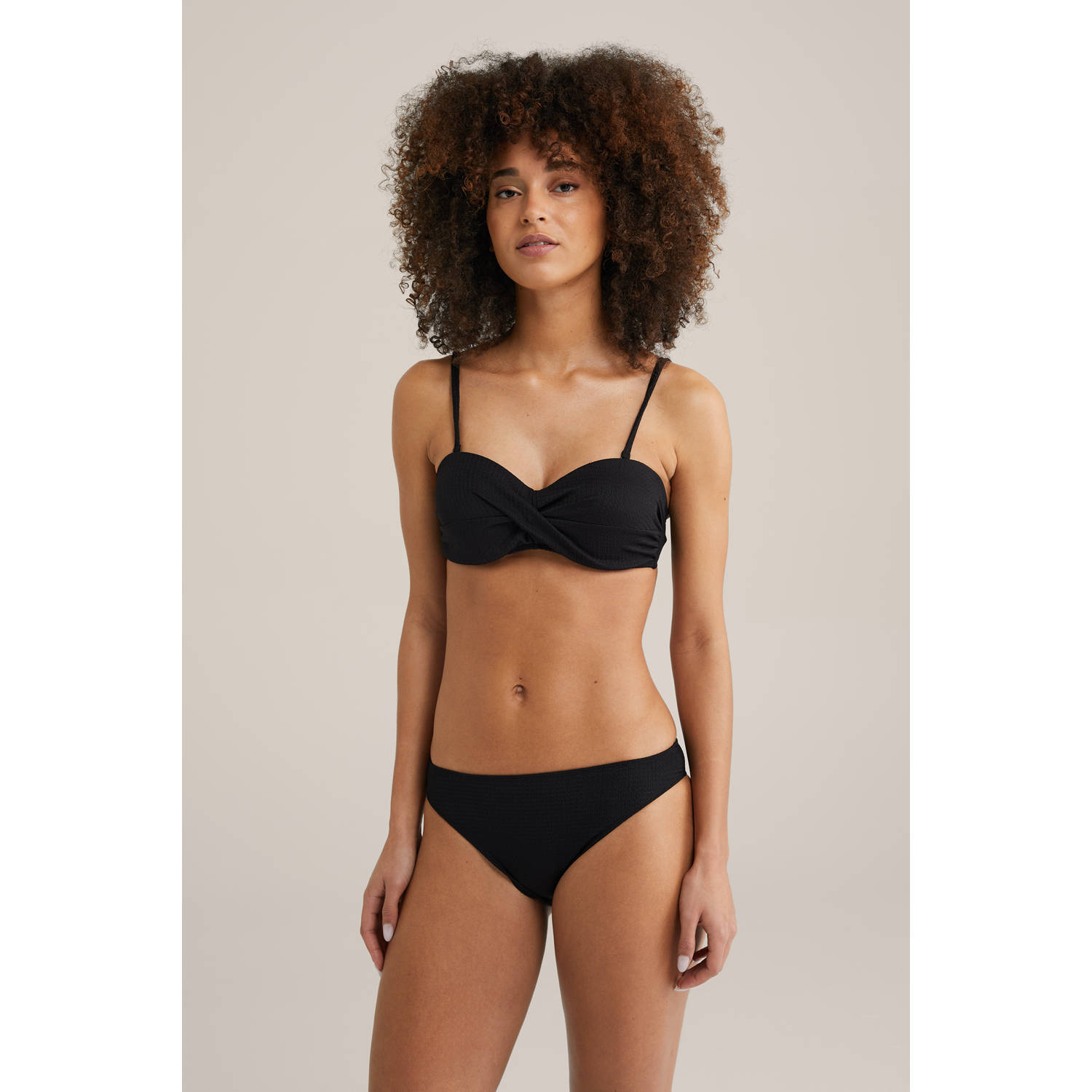 WE Fashion bikinibroekje zwart