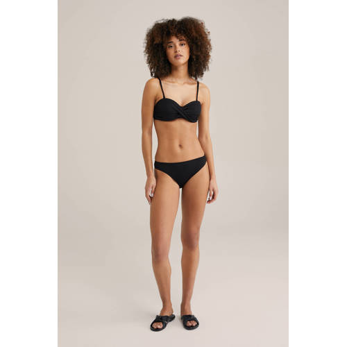 WE Fashion bikinibroekje zwart afbeelding