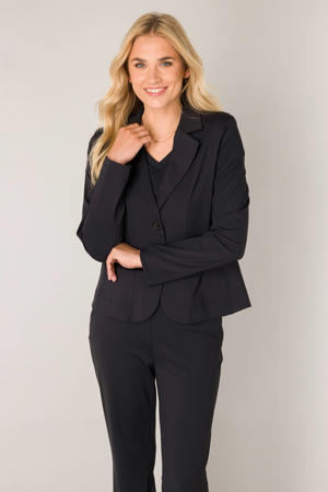regular blazer zwart