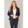 Base Level regular blazer donkerblauw