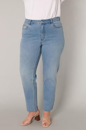 high waist slim fit jeans lichtblauw
