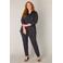Base Level Curvy blouse travelstof zwart