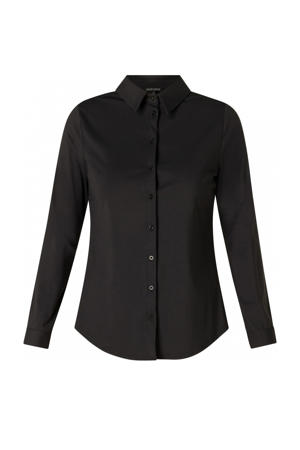 blouse travelstof zwart