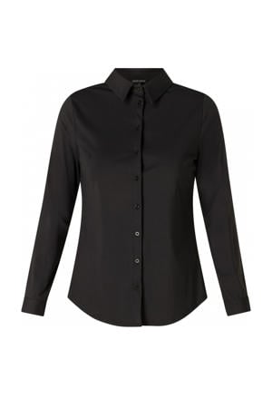 blouse travelstof zwart