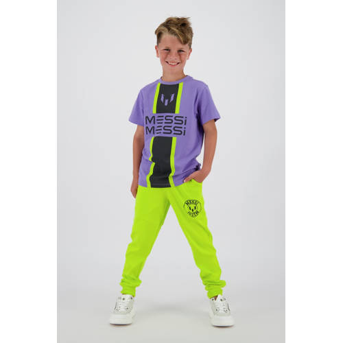 Messi T-shirt paars afbeelding