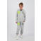 Messi sweatvest grijs melange