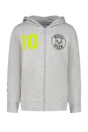 sweatvest grijs melange
