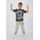 Messi T-shirt grijs
