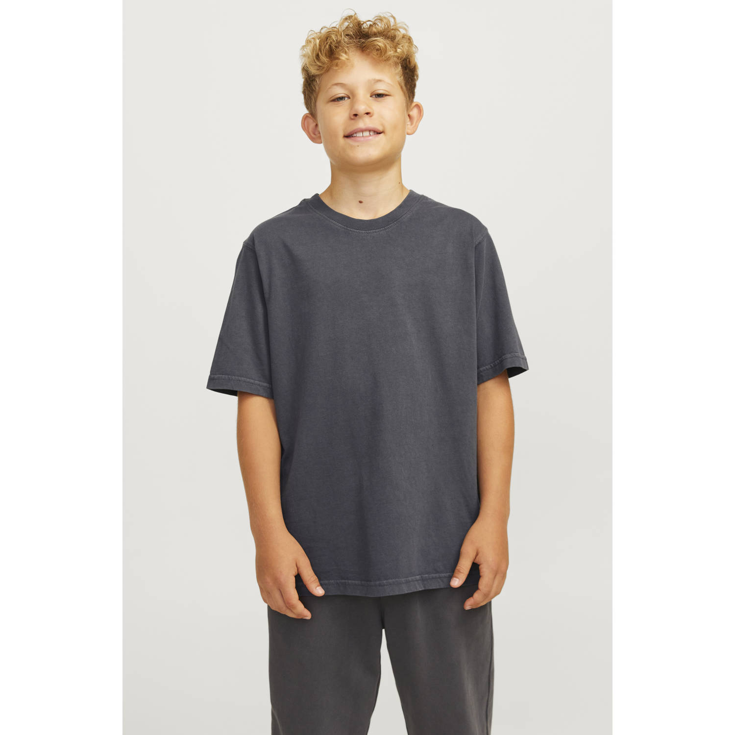 JACK & JONES JUNIOR T-shirt grijs