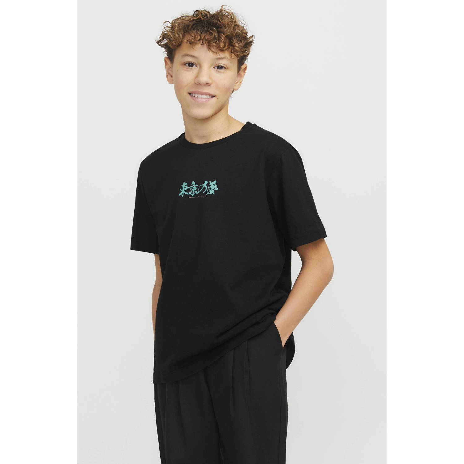 JACK & JONES JUNIOR T-shirt zwart