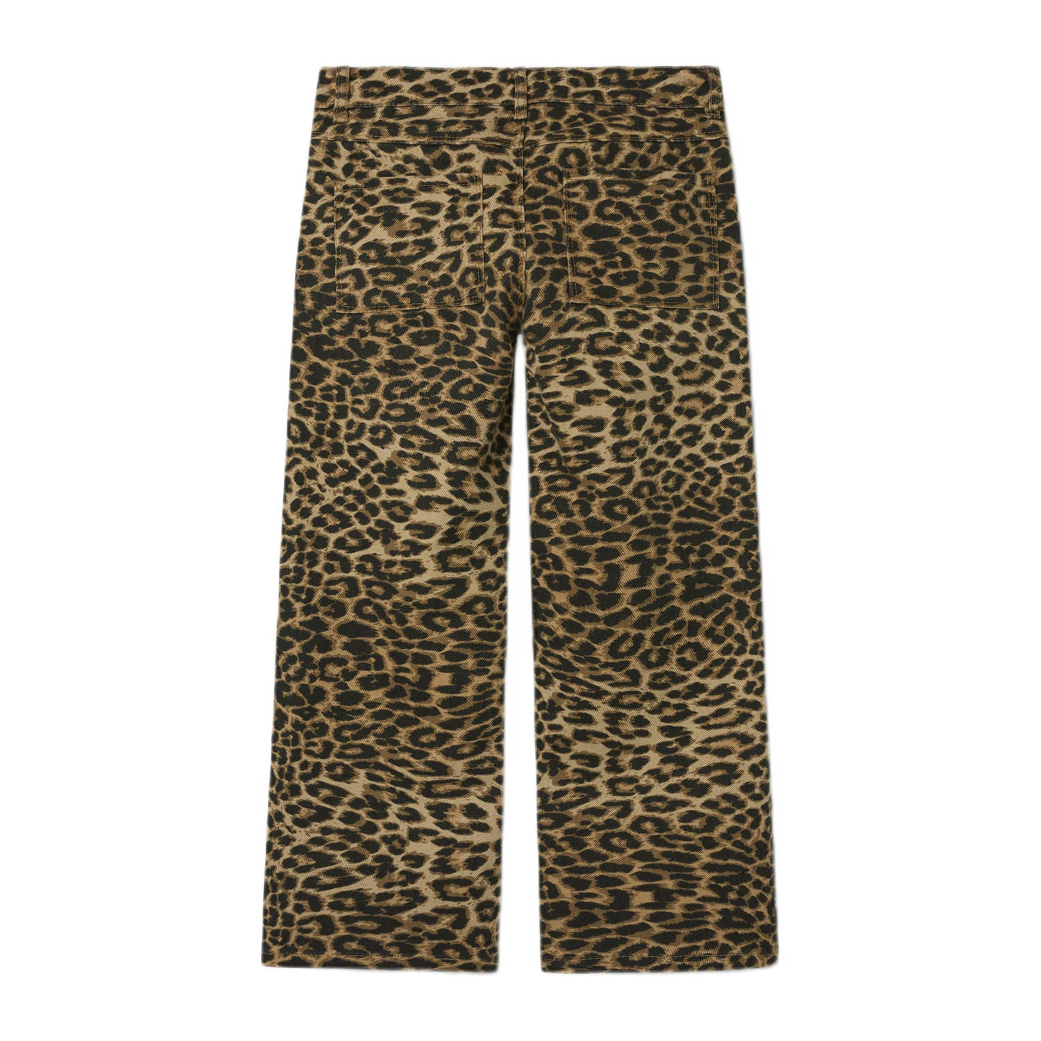 NAME IT KIDS wide leg casual broek bruin