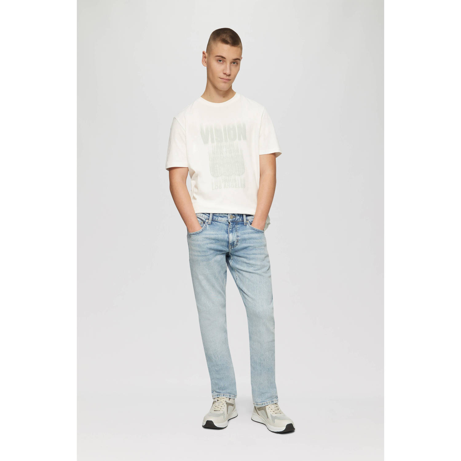 Q S by s.Oliver T-shirt ecru