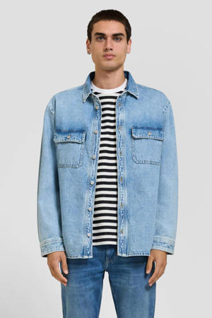 overshirt lichtblauw